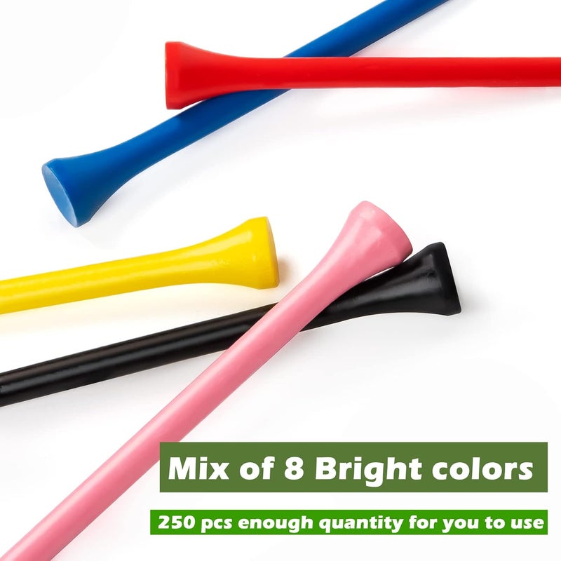 THIODOON Golf Tees Professional Natural Wood Golf Tees Pack of 100, Golfing Tees Multiple Colors Size 3-1/4 inch, 2-3/4 inch or 2-1/8 inch, Tall Golf Tees Bulk Reduce Side Spin and Friction - Image 5