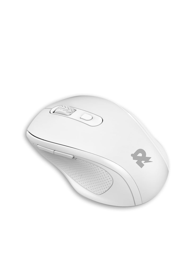 Rock Pow - Wireless Mouse Ergonomic PC Mouse with USB Receiver for Computer Laptop Desktop 3 DPI Adjustable Silent Click Comfortable Ergo Mouse 10M Wireless Connection Ultra-fast Scroll - Image 1