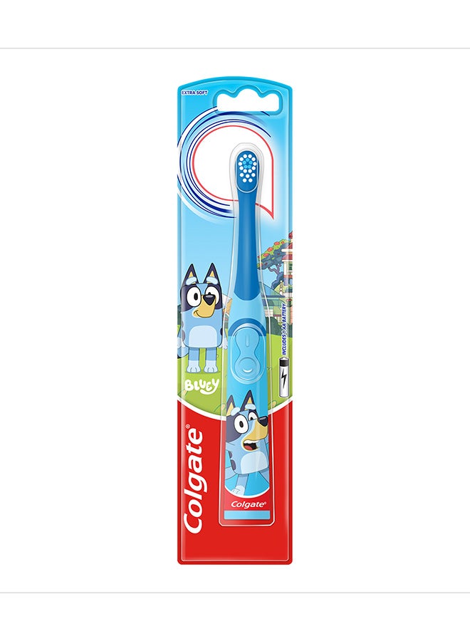 Colgate Kids 6+ years Powered Bluey Extra Soft Toothbrush - Image 1