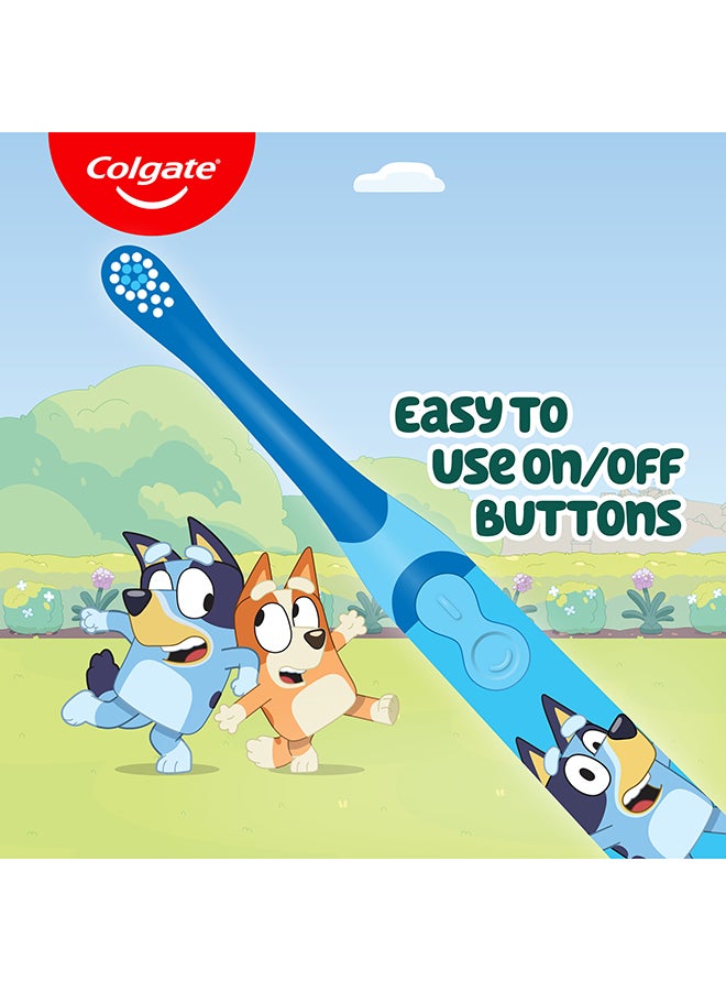 Colgate Kids 6+ years Powered Bluey Extra Soft Toothbrush - Image 5
