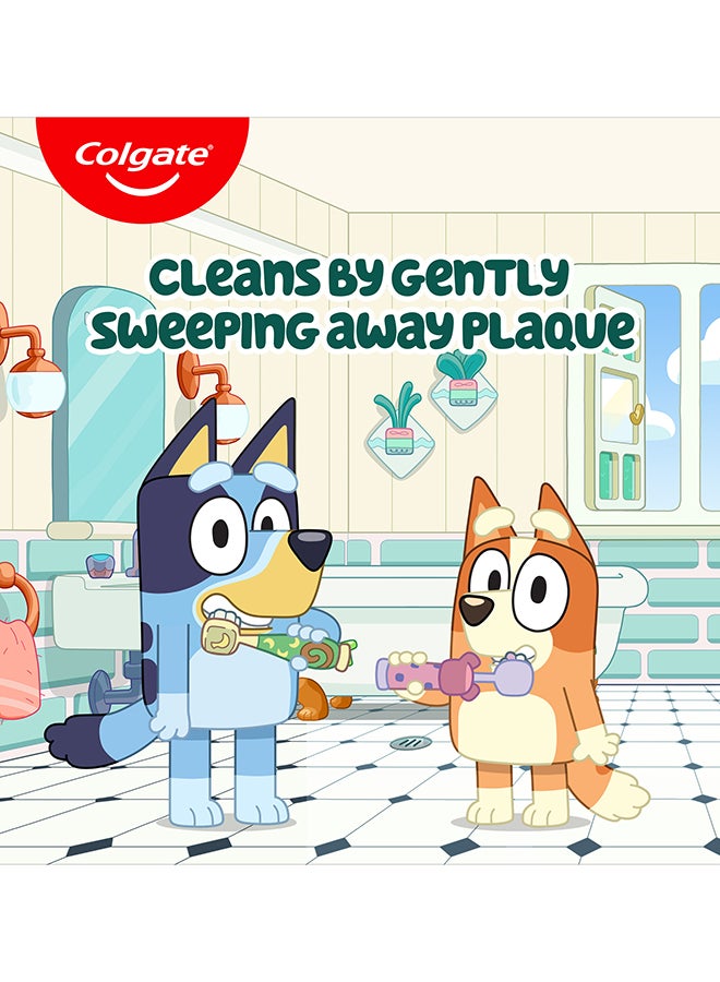 Colgate Kids 6+ years Powered Bluey Extra Soft Toothbrush - Image 3