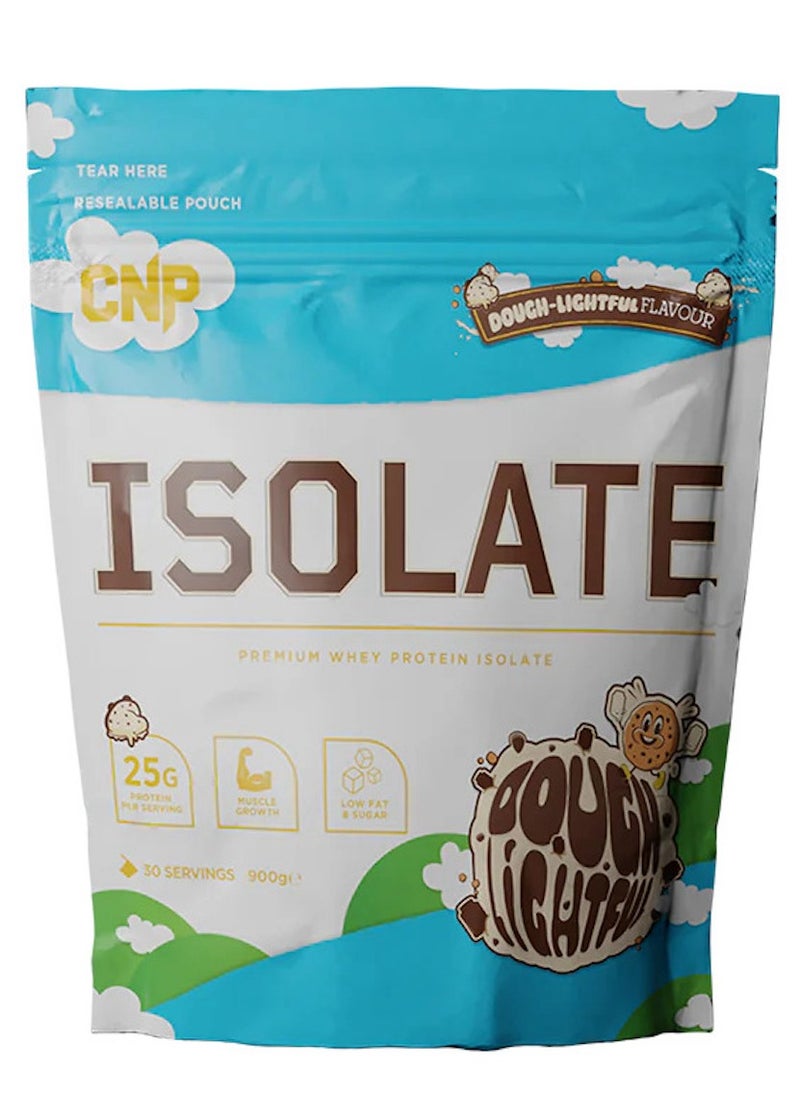 CNP Isolate Premium Whey Protein Isolate 900g (Dough Lightful) 25g Protein Per Serving, Low fat & Sugar  - Image 1