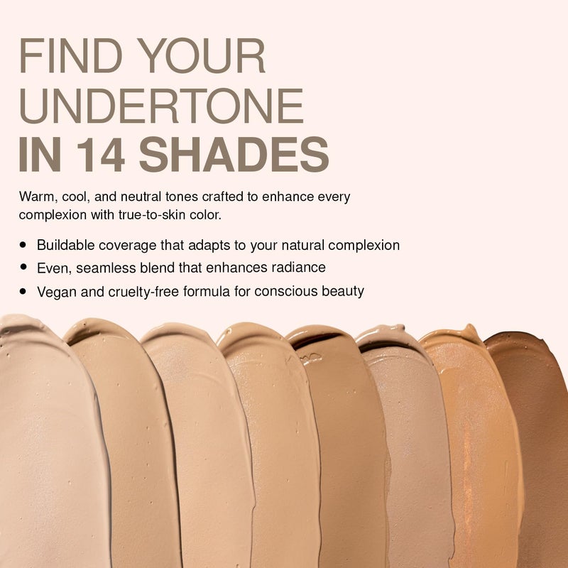 PALLADIO كريم تصحيح اللون الكامل باللون بالاديو، خالي من الزيوت مع الببتيدات وفيتامين C، الأفضل لتصحيح الاحمرار وتوحيد لون البشرة، تغطية أساس قابلة للبناء (عادل 10C) - Image 5