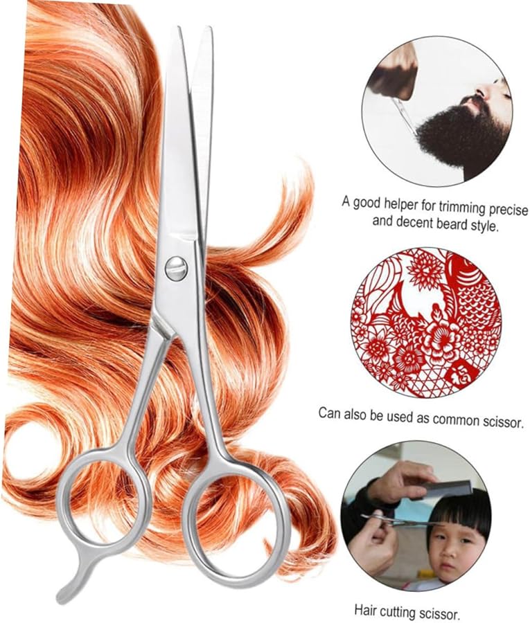 Stainless Steel Beard Scissors For Men Professional Grooming And Eyebrow Trimmer - Image 2