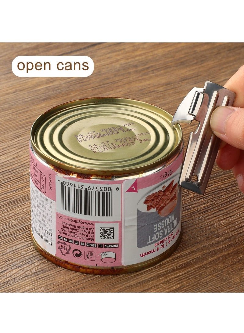 Y&D 16 Packs Camping Can Opener Stainless Steel Military Survival Army Backpack - Image 3