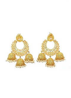GOHONA Bollywood Style Indian Traditional Jhumka Earring for Women