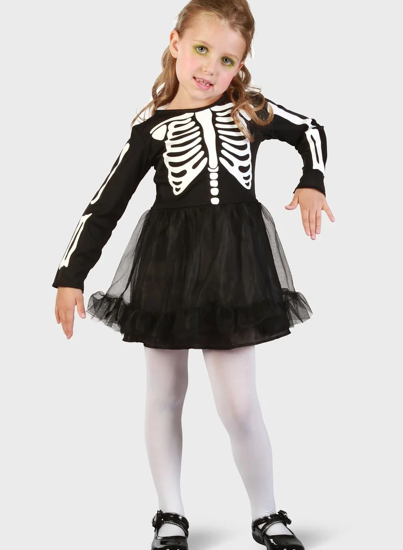 Rubies Costume Kids Skeleton Girl Toddler Costume