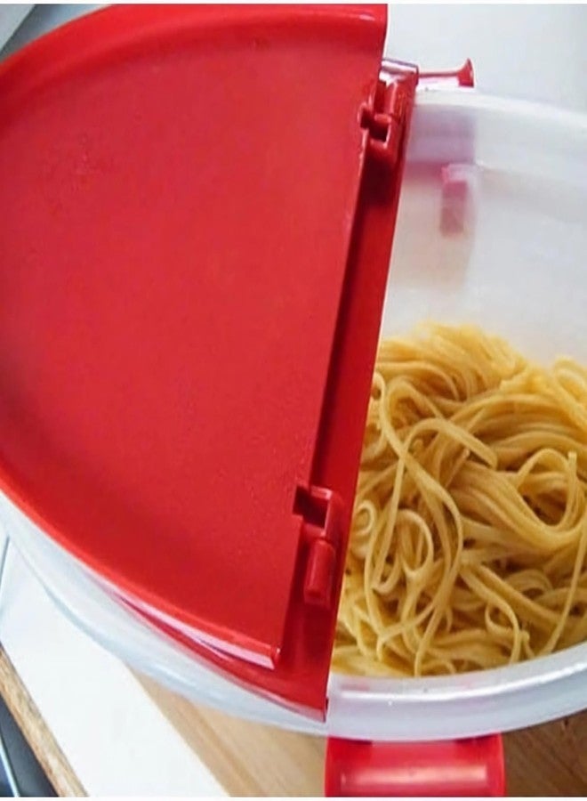 Time Roaming Versatile Microwave Pasta Boat, Sturdy Food Grade Heat Resistant PP Material, Pasta Cooker Vegetable Steamer Boat Strainer, Massive Capacity Up To 5 Pounds - Image 4