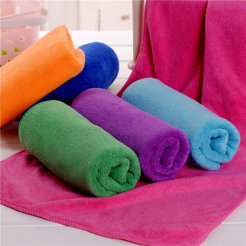 Barber shop beauty salon special Baotou dry hair towel hair salon hair sweat steaming pedicure thick absorbent towel wholesale - Image 3