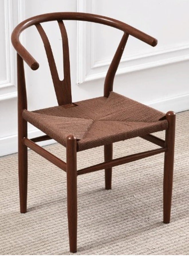كرسي طعام منحني خشبي - Image 2
