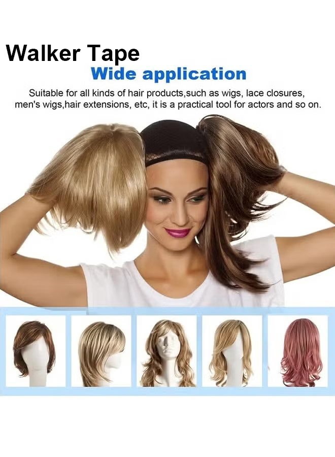 Walker Tape Ultra Hold 1/2 X 3 Yards Wig Tape, Hair System Tape, Wig Fixed Waterproof Tape For Scalp Hair Extensions Wig Tape Lace Front Tape - Image 3