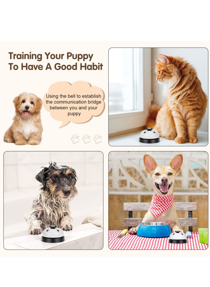 SYOSI Pet Training Bells, 2 Pack Dogs Bell for Door Potty Training and to Ring to Go Outside Communication Device Dog AgilityTraining Equipment Interactive Toys (White) - Image 4