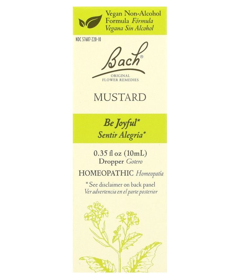 Bach Original Flower Remedies Mustard 0.35 fl oz (10 ml)