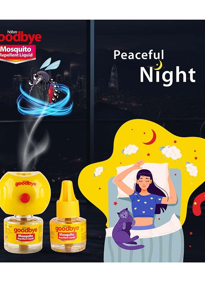 Goodbye - Mosquito Repellent Liquid - Combination Pack - 45ml Bottle for Effective Insect Protection - Image 1