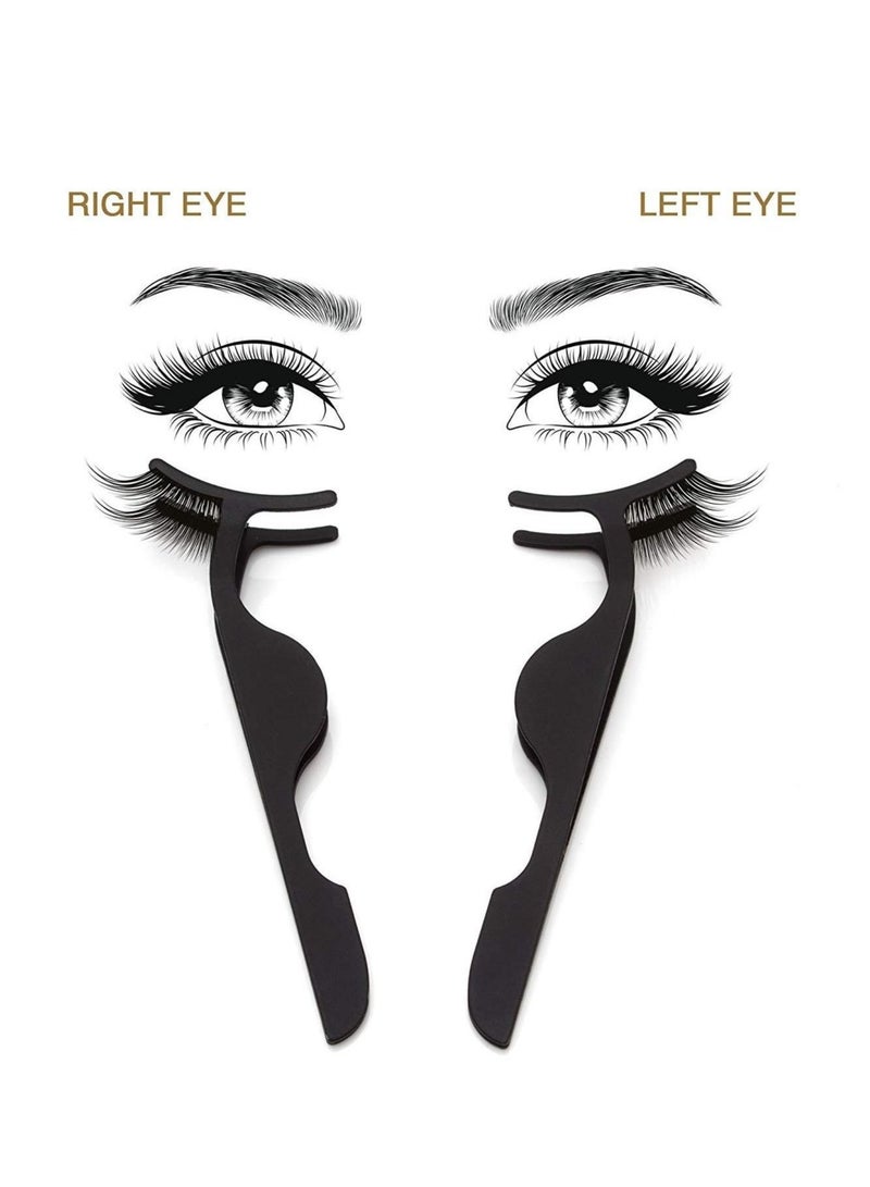 Captaintech No Glue Magnetic Eyelashes ,synthetic False Eyelashes with Magnets Under and over Your Upper Lashes, No Glue Needed, Lightweight, Reusable, Contact Lens Friendly, Cruelty Free - Image 4