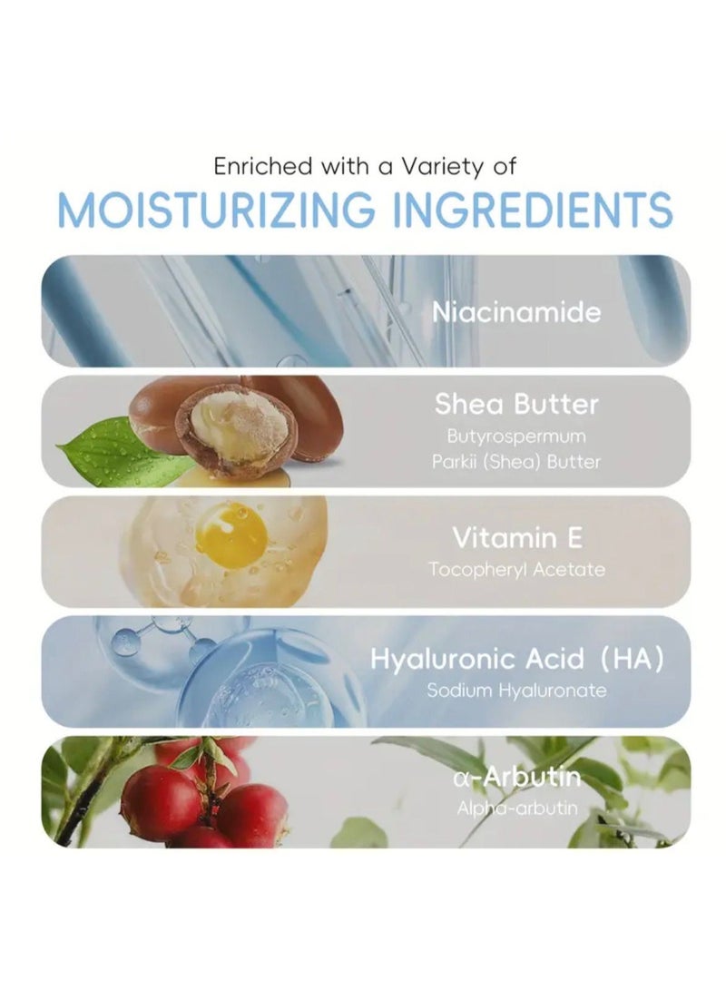 Laikou Nourishing Your Light Beige with Milk Skincare Set - Rich with Milk Extract, Niacinamide, Alpha-Arbutin, Vitamin E for Long Lasting Hydration. - Image 2