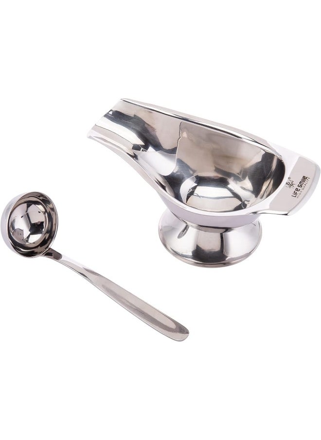AKDC AKDC Ls Gravy Boat W/Spoon silver  - Image 1