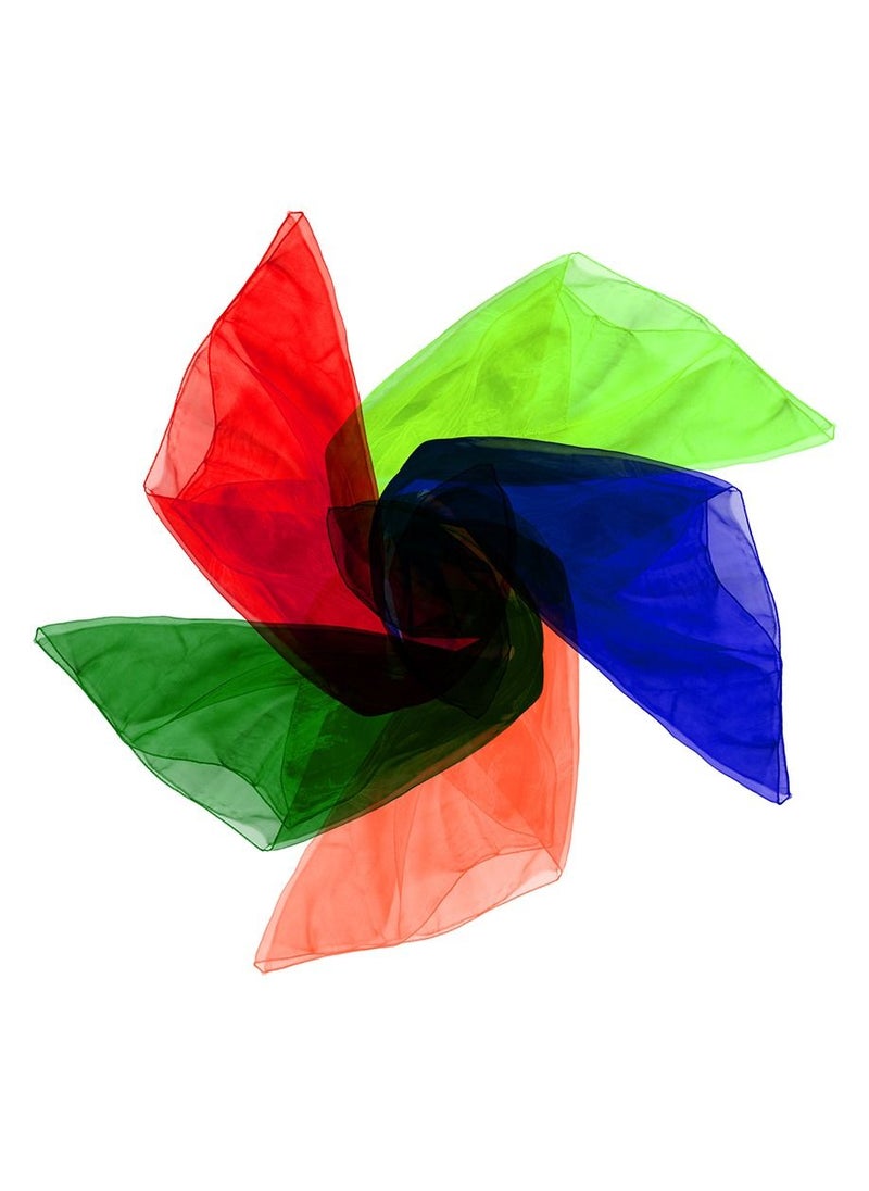 DAWSON SPORTS Juggling Scarf (Assorted Colors) - Large 65cm x 65cm (Set of 10)  - Image 1