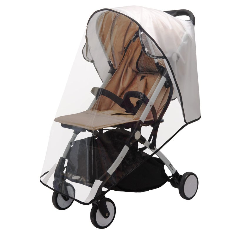 Bemece Universal Rain Cover for Pushchair Stroller Buggy Pram, Baby Travel Weather Shield - M - Image 1