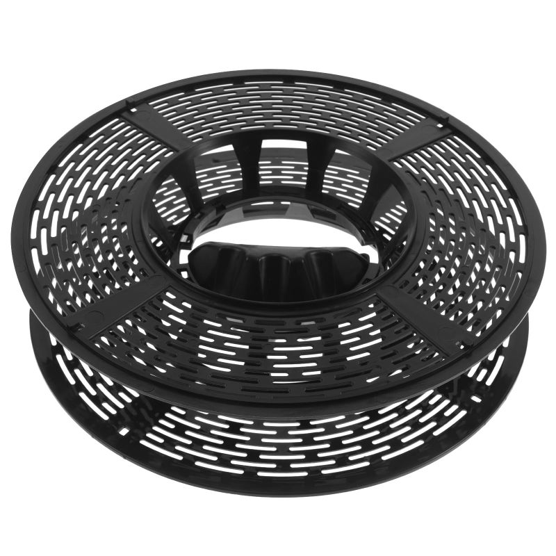 Black Cord Reel Cable Spool Electrical Cord Management For Camping Motorhome Use - Image 2