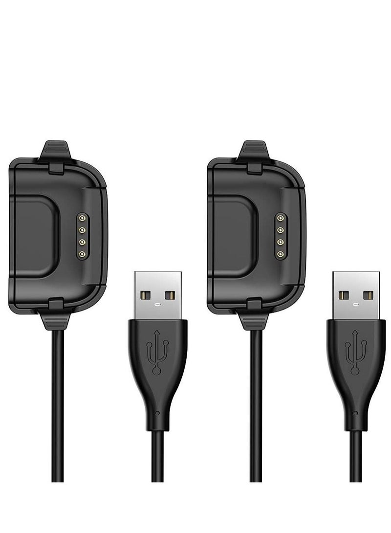 Captaintech Charger Compatible with YAMAY SW020 Willful ID205 - USB Charging Cable 3.3ft 100cm - Smartwatch Accessories