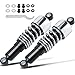 MoKitDora 105267mm Lowering Slammer Rear Shock Suspension Kit for Harley 1980up Touring 1983up Sportster and 1991up Dyna 1 Pair Silver - Image 2
