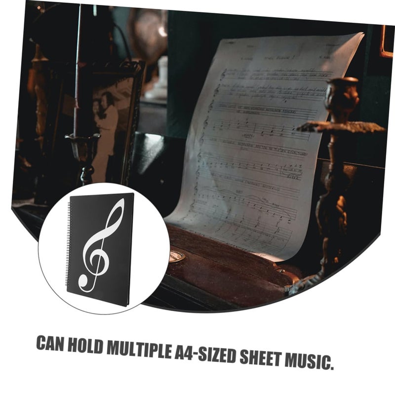 A4 Music Score Folder Portable Sheet Document File Holder For Piano - Image 4
