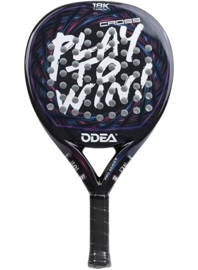 مضرب بادل IDEA Cross Play Win - مصنوع من ألياف الكربون 18K - يتميز بتحكم عالٍ وثبات فائق ( متعدد الألوان ) - Image 2
