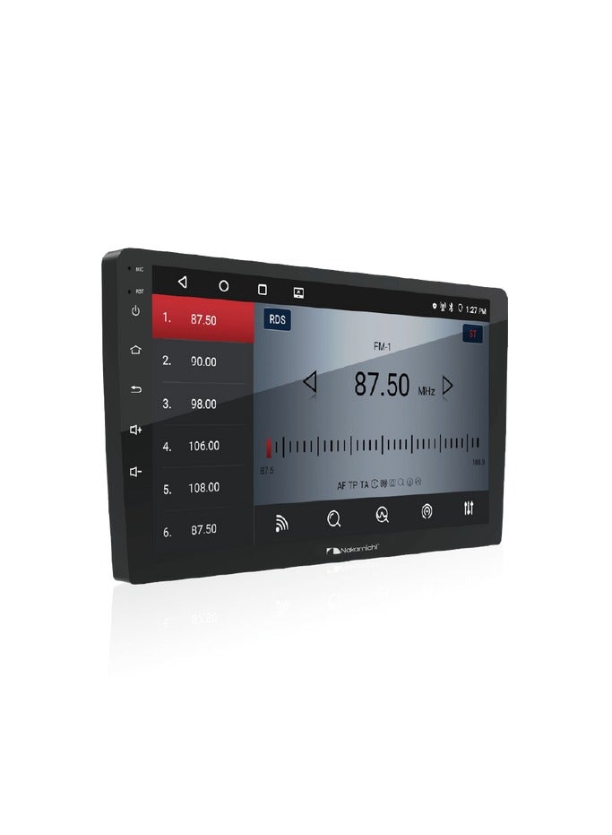 ناكاميتشي جهاز استقبال الوسائط المتعددة للسيارة ناكاميتشي NAM5721 - معادل صوت 36 نطاقًا، 4×50 واط، سعة تخزين 4 جيجابايت + 64 جيجابايت، شاشة لمس عالية الدقة 1920×720 - Image 1