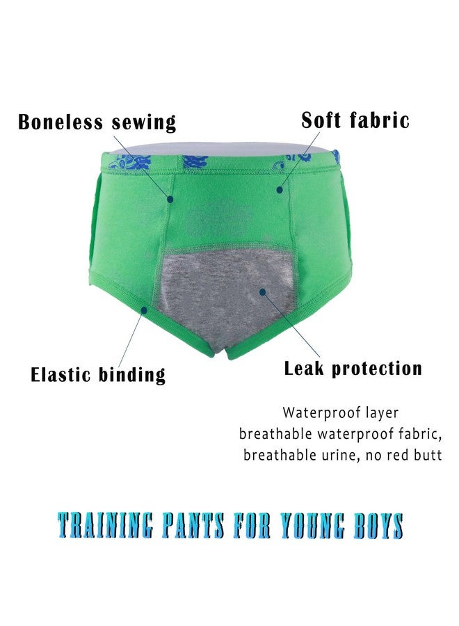 Boboking Boys Training Toddler Underwear Truck Potty Briefs For Boys Size 3 - Image 1