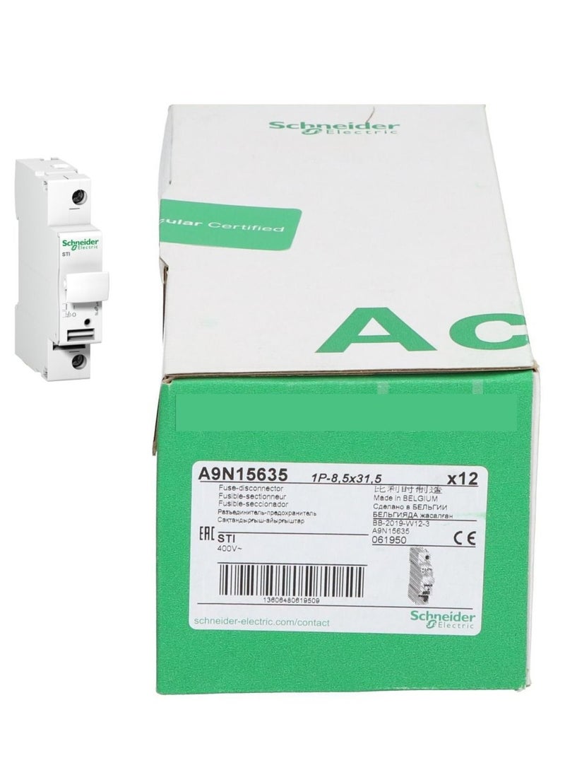 Schneider Electric - Schneider Electric Fused Switch Disconnector 1 Pole 10A Max Current Fuse Current - Image 1