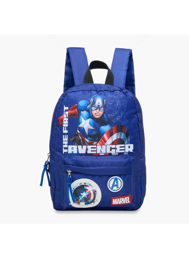 مارفل حقيبة ظهر مدرسية بطبعة أفينجرز للأولاد مع أحزمة قابلة للتعديل - Image 1
