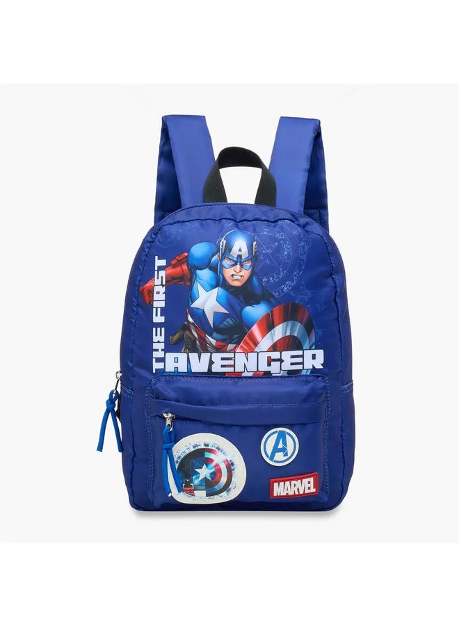 Marvel Avenger Print School Backpack With Adjustable Straps - 10X25X33 Cm