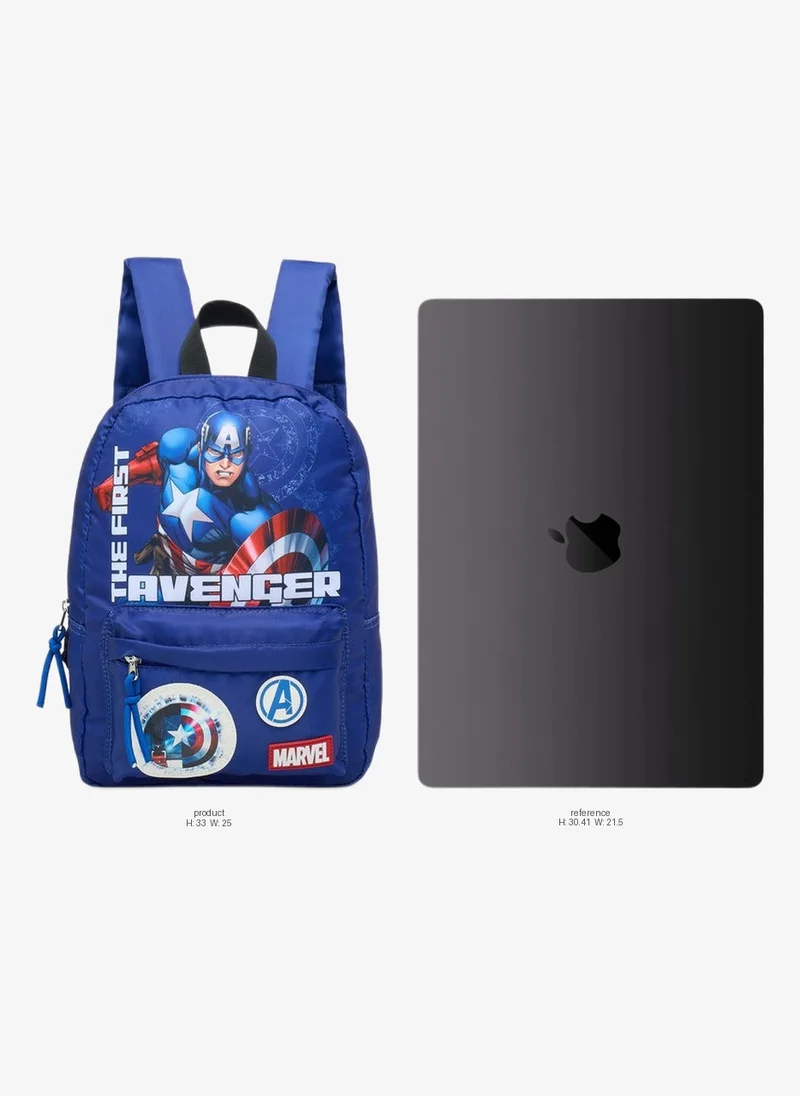 Marvel Avenger Print School Backpack With Adjustable Straps - 10X25X33 Cm