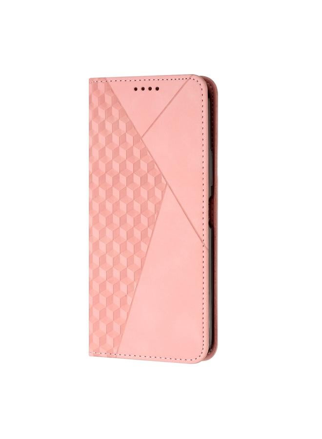 اس-توب جراب لهاتف Infinix Hot 10 Lite / Smart 5 2020 جراب هاتف من الجلد المغناطيسي بتصميم ماسي - Image 2