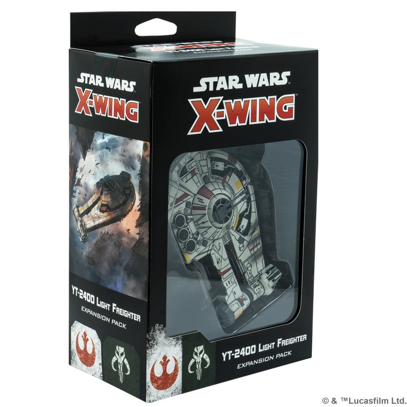 Atomic Mass Games Star Wars XWing 2nd Edition Miniatures Game YT2400 Light Freighter EXPANSION PACK Strategy Game for Kids Adults Ages 14 2 Players 3045 Minute Playtime Made by Atomic Mass Games - Image 2