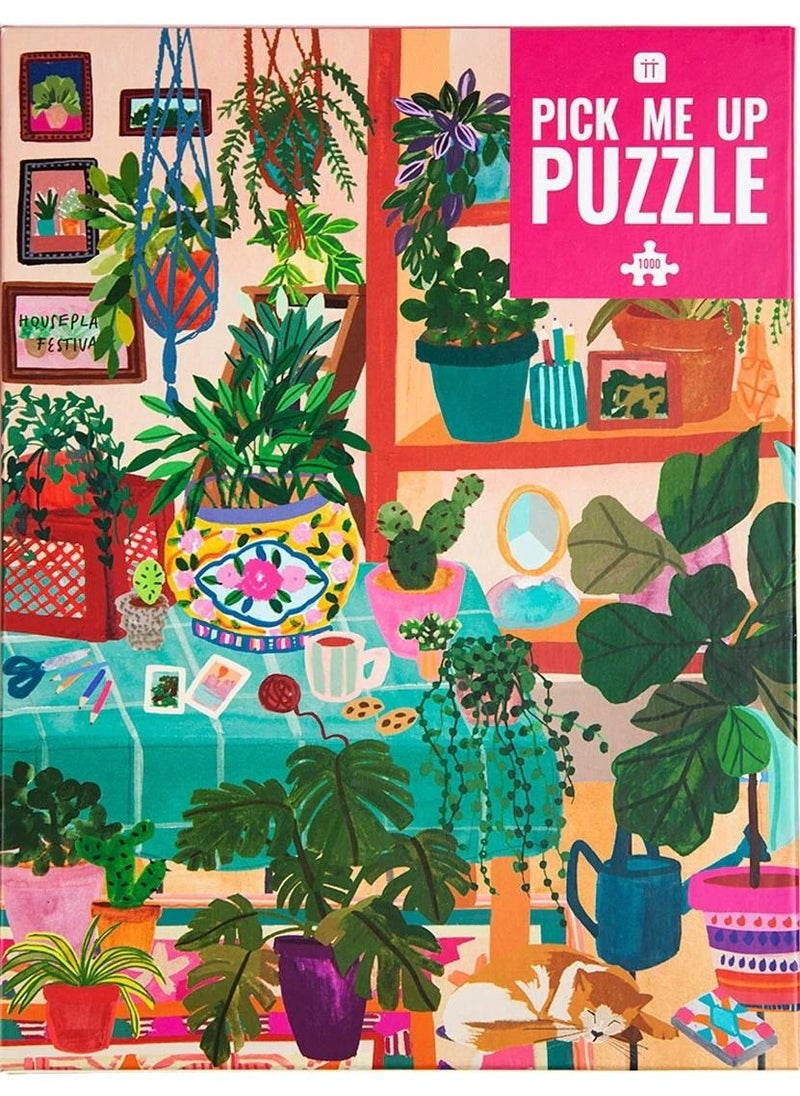 Talking Tables House Plants Puzzle 1000pcs  - Image 1