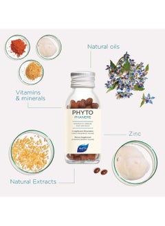 Phyto PHYTO PHANERS Cheveux Et Ongles Hair And Nails 120 Capsules Pack of 2  - Image 3