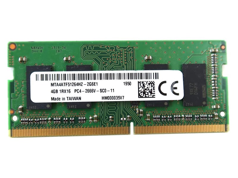 Micron ميكرون MTA4ATF51264HZ-2G6E1 ذاكرة SODIMM DDR4 سعة 4GB بتردد PC4-2666 - Image 1