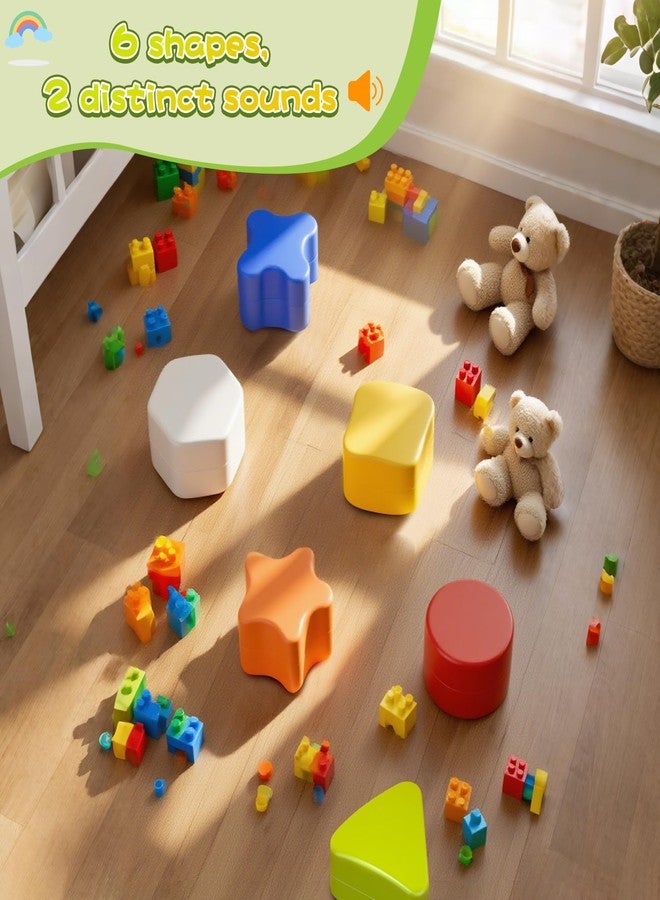 Lurui Baby Blocks Color Shape Sorter Montessori Toys for Toddlers 1-3, Sensory Toys, Preschool Learning Activities Matching Game, Educational Toy for Fine Motor Skills, Travel Gift for Boys and Girl - Image 4