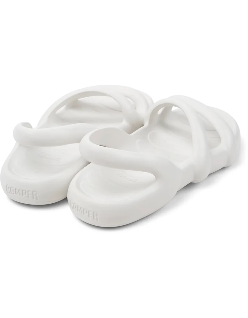 Camper Kobarah Flat, Women's Sandal, White