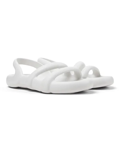 Camper Kobarah Flat, Women's Sandal, White