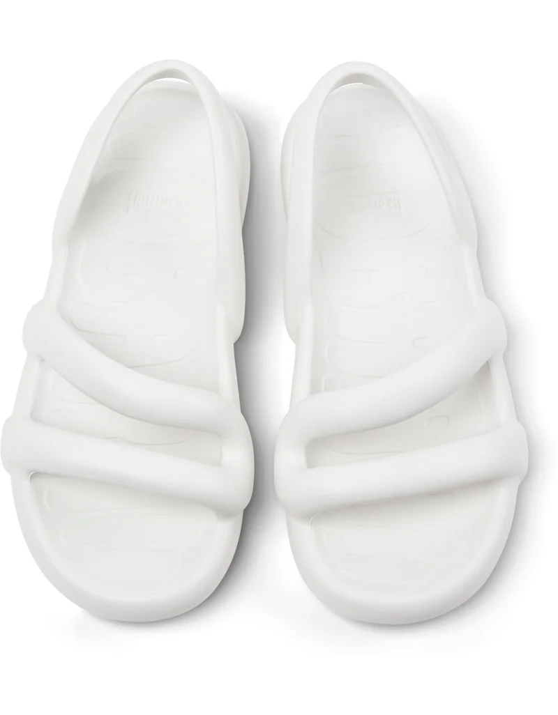 Camper Kobarah Flat, Women's Sandal, White