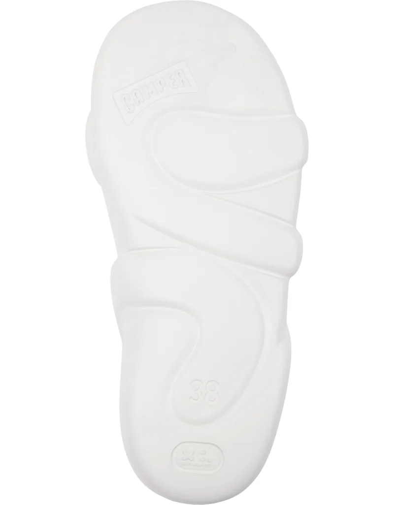 Camper Kobarah Flat, Women's Sandal, White