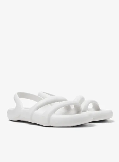Camper Kobarah Flat Women Casual Flat Sandals – White