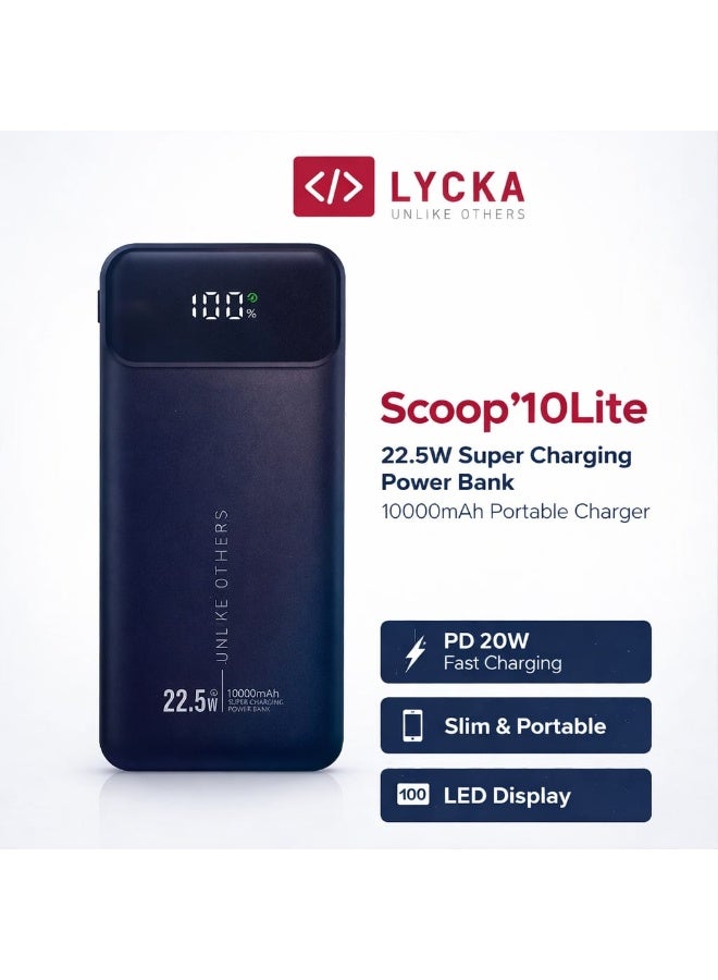 Lycka Scoop 10 Lite 10000mAh Power Bank 22.5W Fast Charging - Image 2