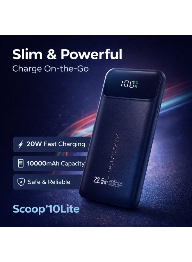 Lycka Scoop 10 Lite 10000mAh Power Bank 22.5W Fast Charging - Image 1