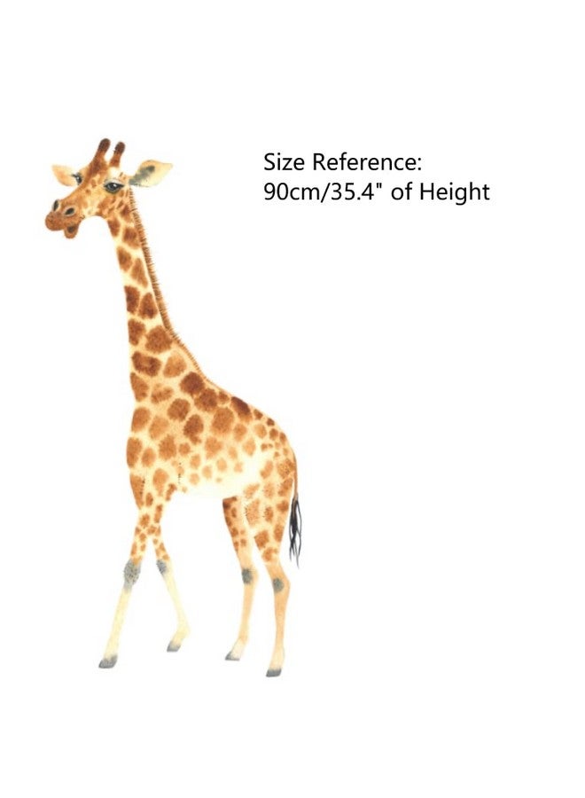 Zaiphany Large Giraffe Wall Decals Peel and Stick, Watercolor Giraffe Wall Sticker for Nursery Baby Room Decor - Image 2