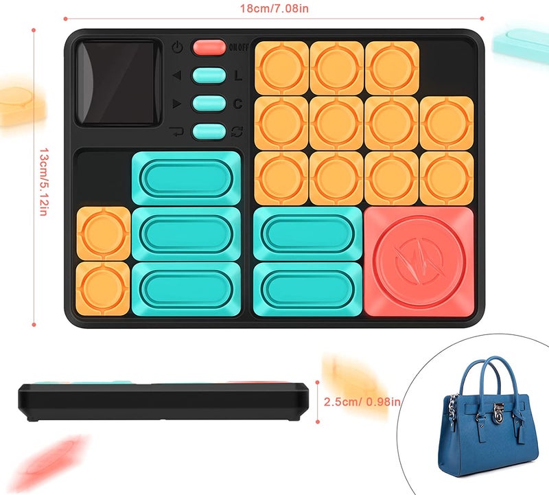 Super Slide Brain Games Puzzle Games, 500+ Levelled UP Challenges Brain Teaser Puzzles, Parent-Child Interactive Game Travel Fidget Toys, STEM Learning Games, Brain Teaser Puzzles Fun for All Ages - Image 5