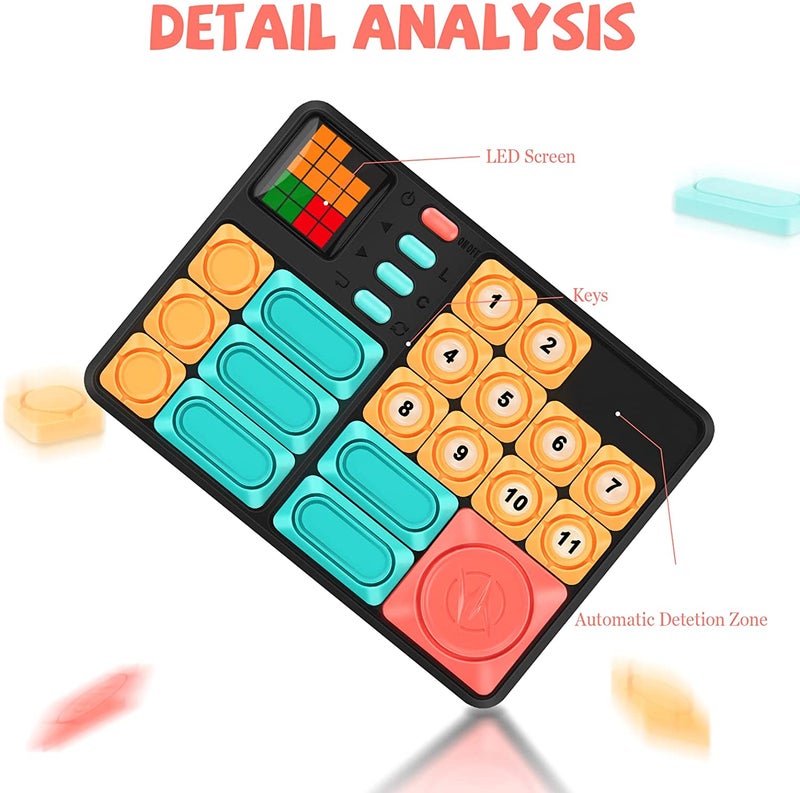 Super Slide Brain Games Puzzle Games, 500+ Levelled UP Challenges Brain Teaser Puzzles, Parent-Child Interactive Game Travel Fidget Toys, STEM Learning Games, Brain Teaser Puzzles Fun for All Ages - Image 4